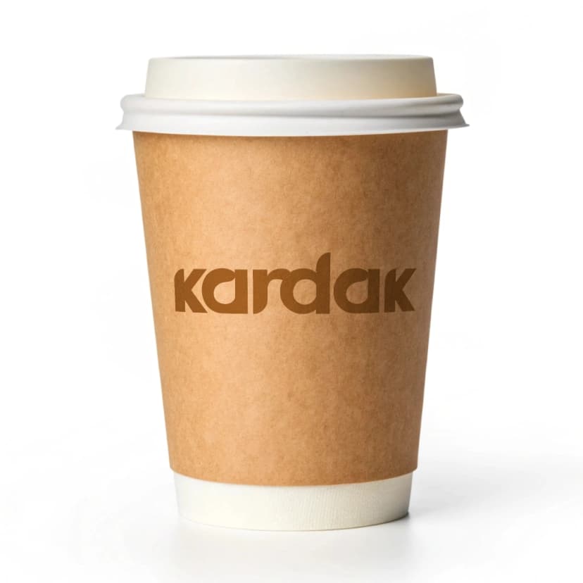 12oz Kraft Karton Bardak