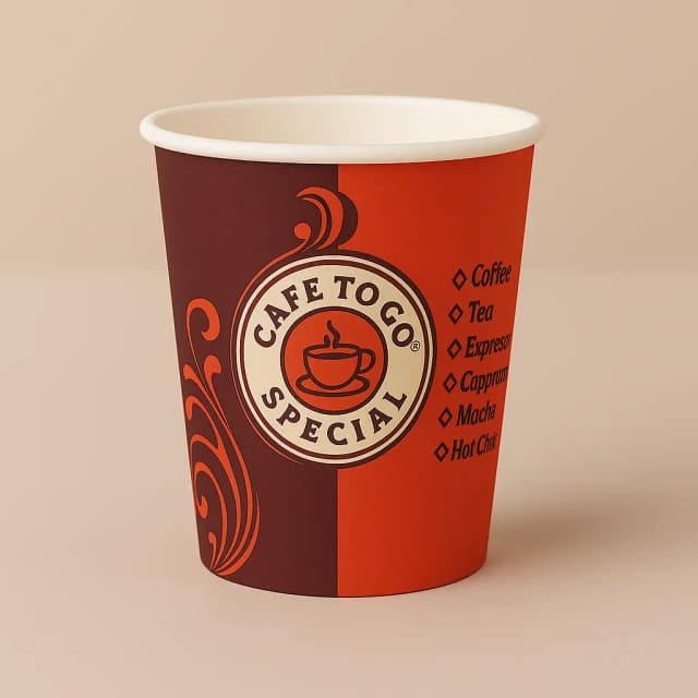 8oz Coffee To Go Karton Bardak