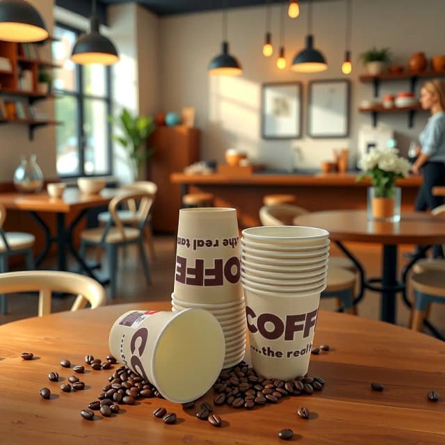 Coffee Baskılı Karton Bardak