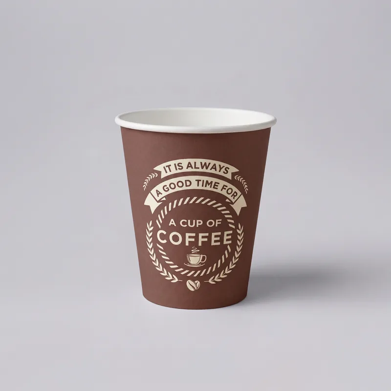 7oz Coffee Renkli Karton Bardak