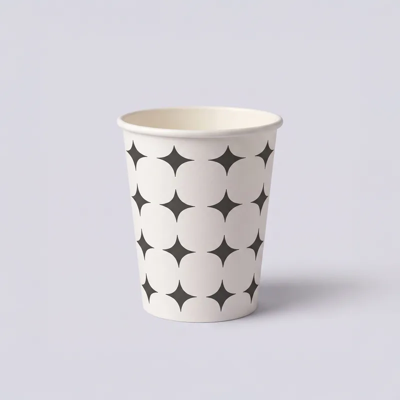 7oz Yıldız Desen Karton Bardak